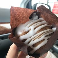 Apple mini cake but tastes like carrot cake. at BreadHaus in Grapevine