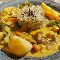 Curry coco at Séptimo Arte in Conil De La Frontera