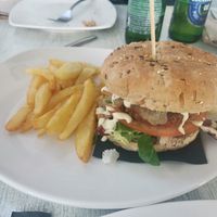 Hamburguesa vegana at Séptimo Arte in Conil De La Frontera