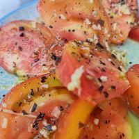 Ensalada de tomates de conil (buenísimos) at Séptimo Arte in Conil De La Frontera