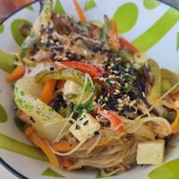 Pad thai "Jandeño" at Séptimo Arte in Conil De La Frontera