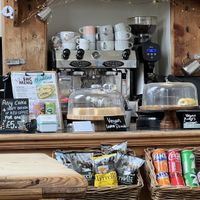 Selection of homemade cakes  at School House Cafe in Cheltenham