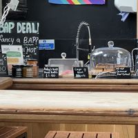 Clearly labelled allergens  at School House Cafe in Cheltenham