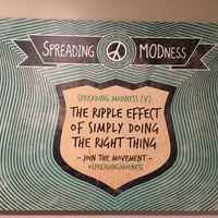 Indoor sign at Mod Pizza in Asheville