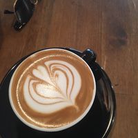 Soy latte at Granknot Coffee in Osaka