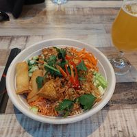 Vietnamese rice bowl at Foodhallen in Amsterdam