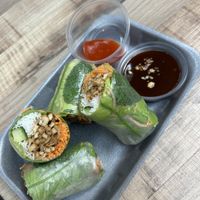 viêt view: Rice Paper Rolls Drunken Love Tofu 10,75€
  at Foodhallen in Amsterdam