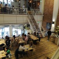 Interior at CT Coffee & Coconuts in Amsterdam