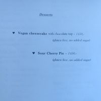 Desserts at Veganeeta Home in Balatonalmadi