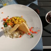 Indiai csicsrri hagymalekvárral at Veganeeta Home in Balatonalmadi