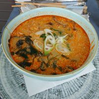 Tom Yum soup at Veganeeta Home in Balatonalmadi