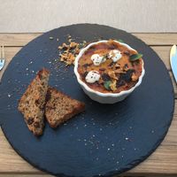 Shepherd's pie at Veganeeta Home in Balatonalmadi