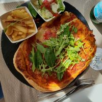 Pizza at Veganeeta Home in Balatonalmadi