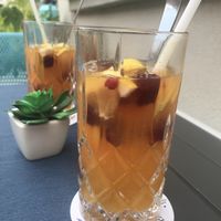 Home made lemonade  at Veganeeta Home in Balatonalmadi
