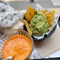Wrap + Nachos con Guacamole at beGreen in Valencia