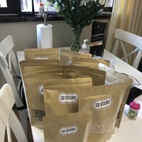 Always awesome products delivered directly to your door from the GoVegan team.  at Go Vegan! Grab N Go in Guangzhou