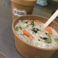 Green curry with brown rice  at Go Vegan! Grab N Go in Guangzhou