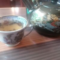 Green tea at Bambu Chinese Brasserie in Rome