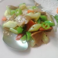 Spicy seitan (delicious) at Bambu Chinese Brasserie in Rome