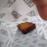 Vegan banana bread at Stach Cafe in Amsterdam