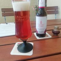 Rotbier at Gasthof Falkenhorst in Burig