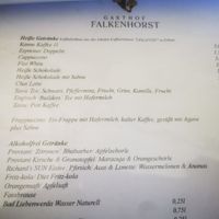 Getränke at Gasthof Falkenhorst in Burig