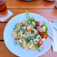 Käsespätzle-Pfanne at Gasthof Falkenhorst in Burig