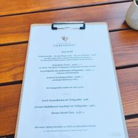 Speisekarte at Gasthof Falkenhorst in Burig