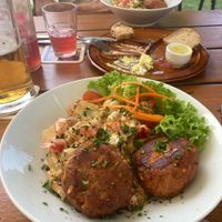 Brotzeit Teller at Gasthof Falkenhorst in Burig