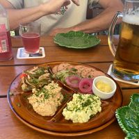 Brotzeitteller at Gasthof Falkenhorst in Burig