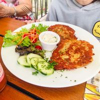 Potato Fritters (Kartoffelpuffer) at Gasthof Falkenhorst in Burig