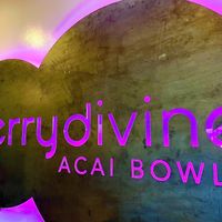 Sign  at Berry Divine Acai Bowls in Sedona