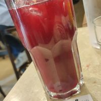 Juice with Pomegranate at Levantine in Paris