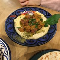 Hummus  at Levantine in Paris