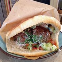 Pita Falafel (vegan) at Levantine in Paris