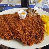Seitan cachopo at La Cachopería in Aviles