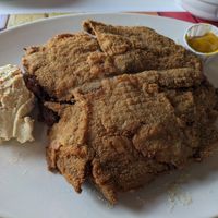 Mushroom cachopo at La Cachopería in Aviles