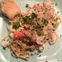 Pasta with mushrooms   at Kumara in Halle