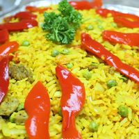 Vegan Gluten free Paella at Urban Greenhouse in Panama City