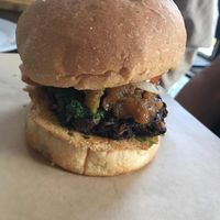 Great burger at Urban Greenhouse in Panama City