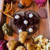 Mixed Vegetarian platter  at Borsch Vodka & Tears in Windsor