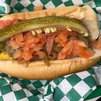 Vegan Hot Dog at Ken's Diner in Skokie