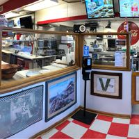 The vegan kitchen  at Ken's Diner in Skokie