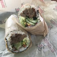 Vegan sushi burrito on the menu.  at Jaburritos in Las Vegas