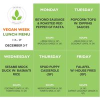 Sometimes they have a vegan lunch week!  at The Co-op Natural Foods in Sioux Falls