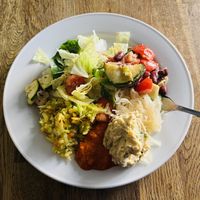 Salad buffé  at Restaurang Solrosen in Gothenburg