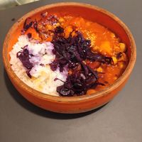 Vegan stew at Schadzi Cafe in Linz