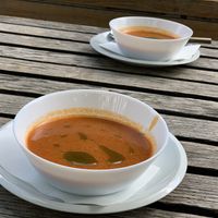 Tomato soup  at Makovice in Stupava