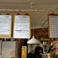 The menu 28.12.2019 at De Soepbar - Spuistraat in Amsterdam