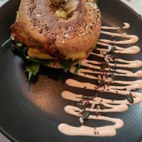 Breakfast Bagel at Hunter Gatherer in Portsmouth